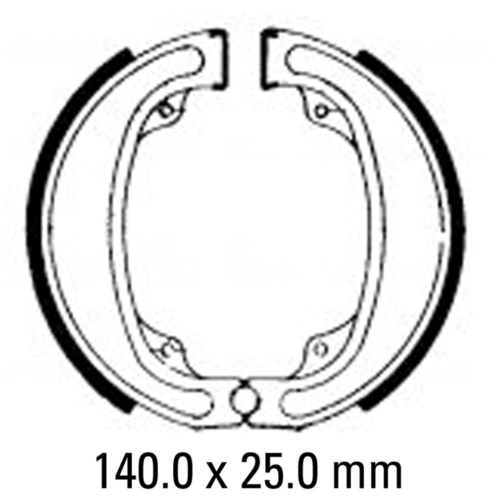 Ferodo FSB747 Organic Compound Brake Shoes