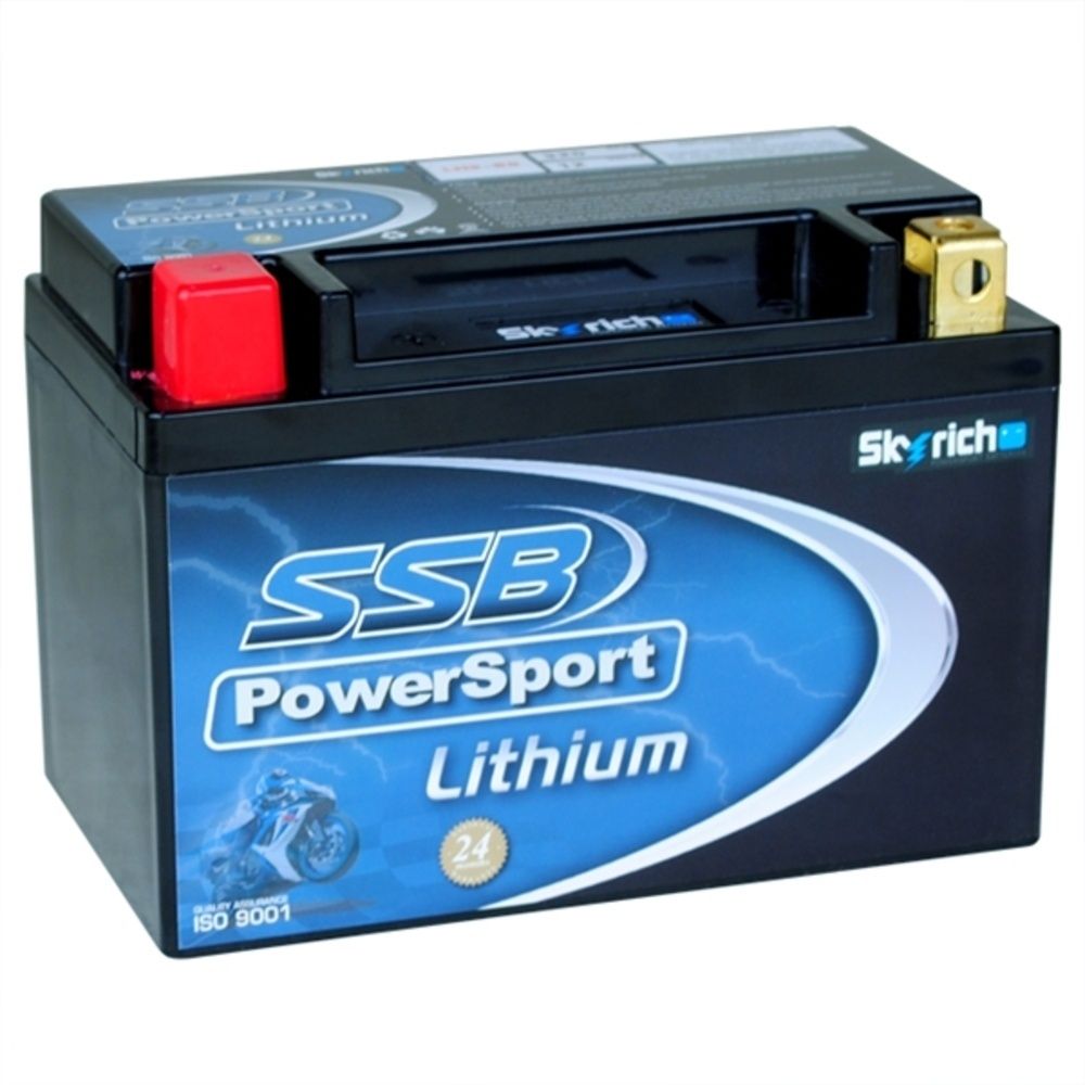 SSB LH9-BS PowerSport High Performance 12V 5Ah/300CCA Lithium Battery