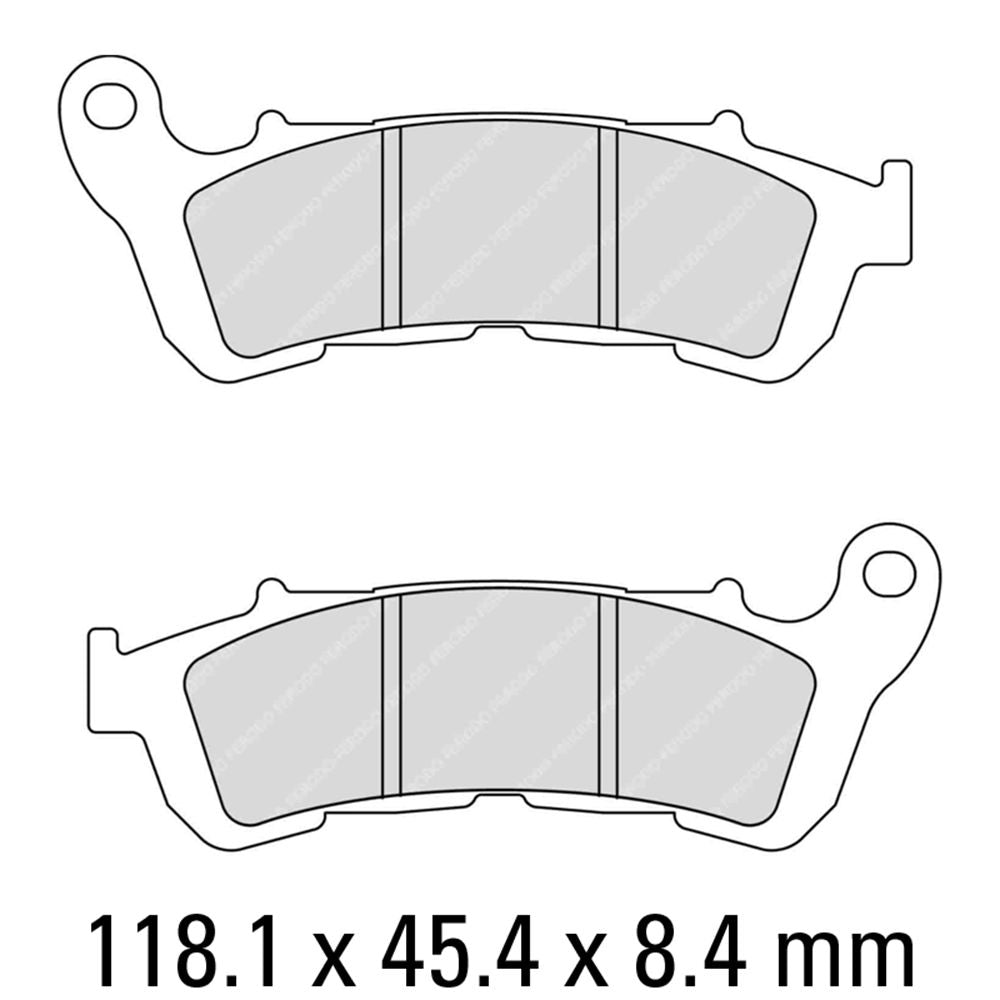 Ferodo FDB2196ST Sinter Grip ST Road Series Sintered Metal Compound Brake Pads