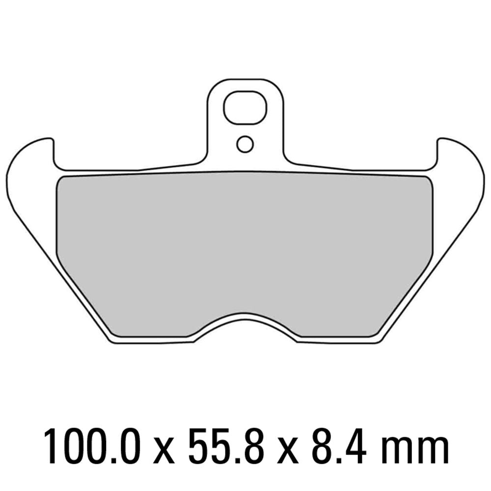 Ferodo FDB2050ST Sinter Grip ST Road Series Sintered Metal Compound Brake Pads