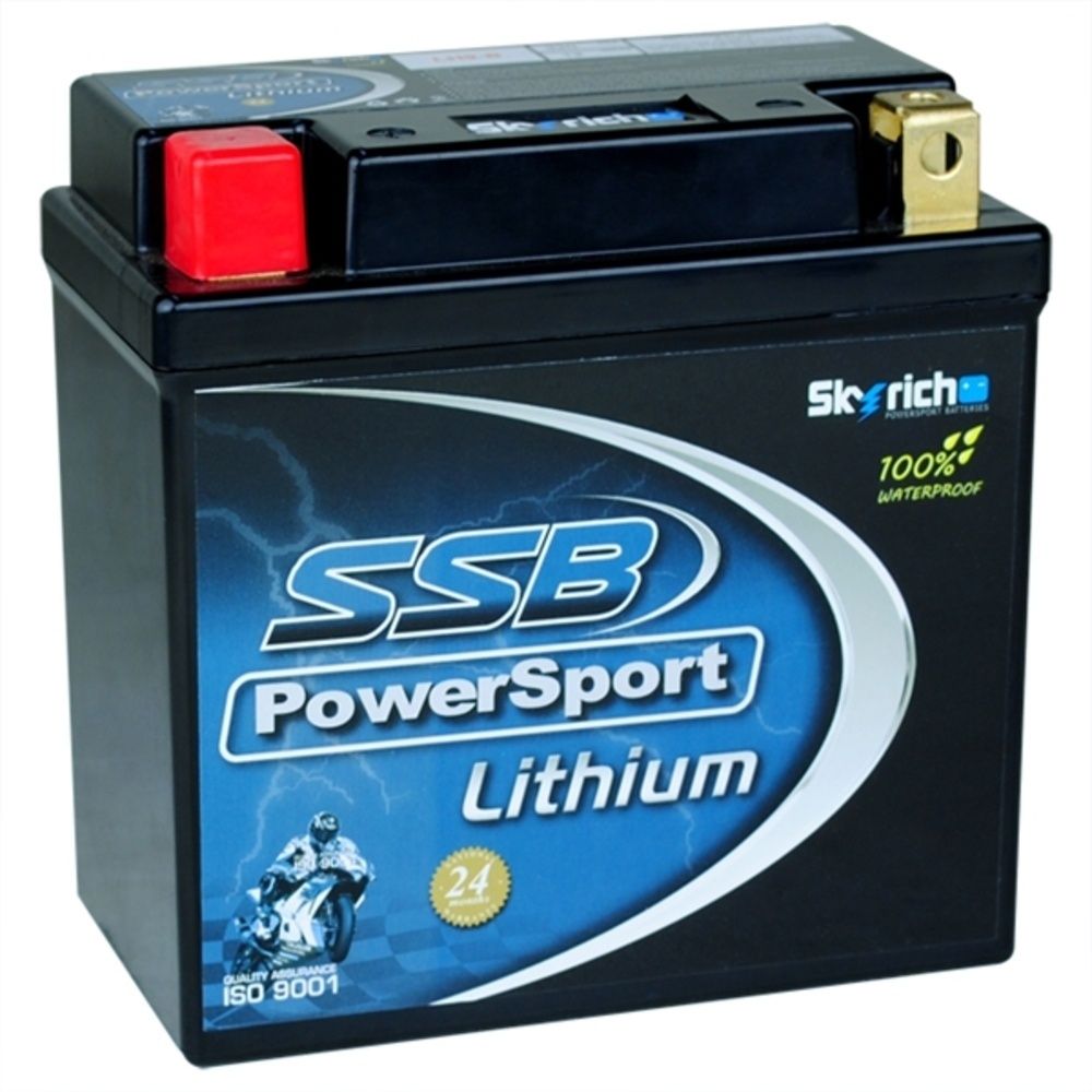 SSB LH9-B PowerSport High Performance 12V 5Ah/300CCA Lithium Battery