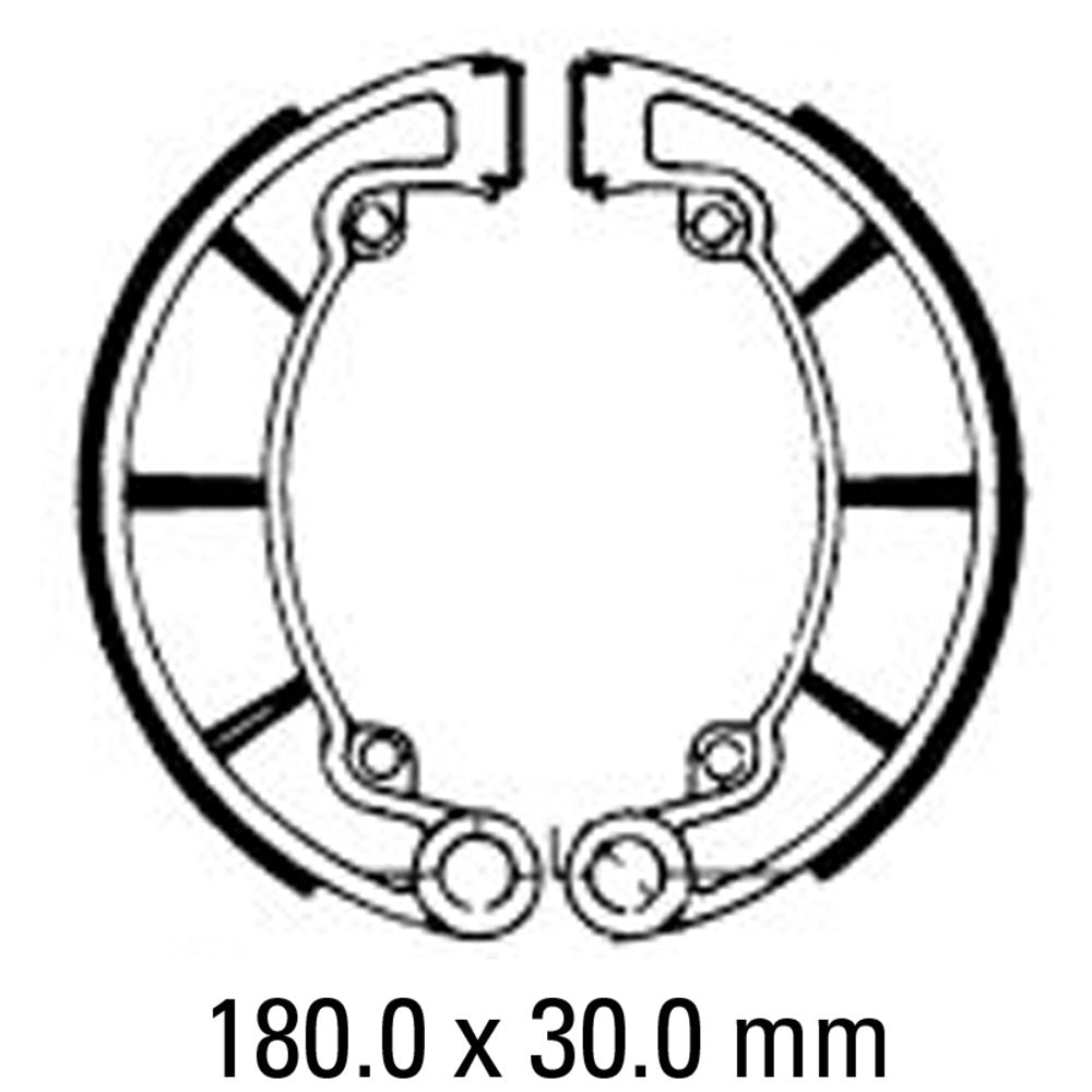 Ferodo FSB793 Organic Compound Brake Shoes