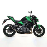 Arrow 71531GPI GP2 Nichrom Dark Slip-On Muffler w/Steel End Cap for Kawasaki Z 900 17-24