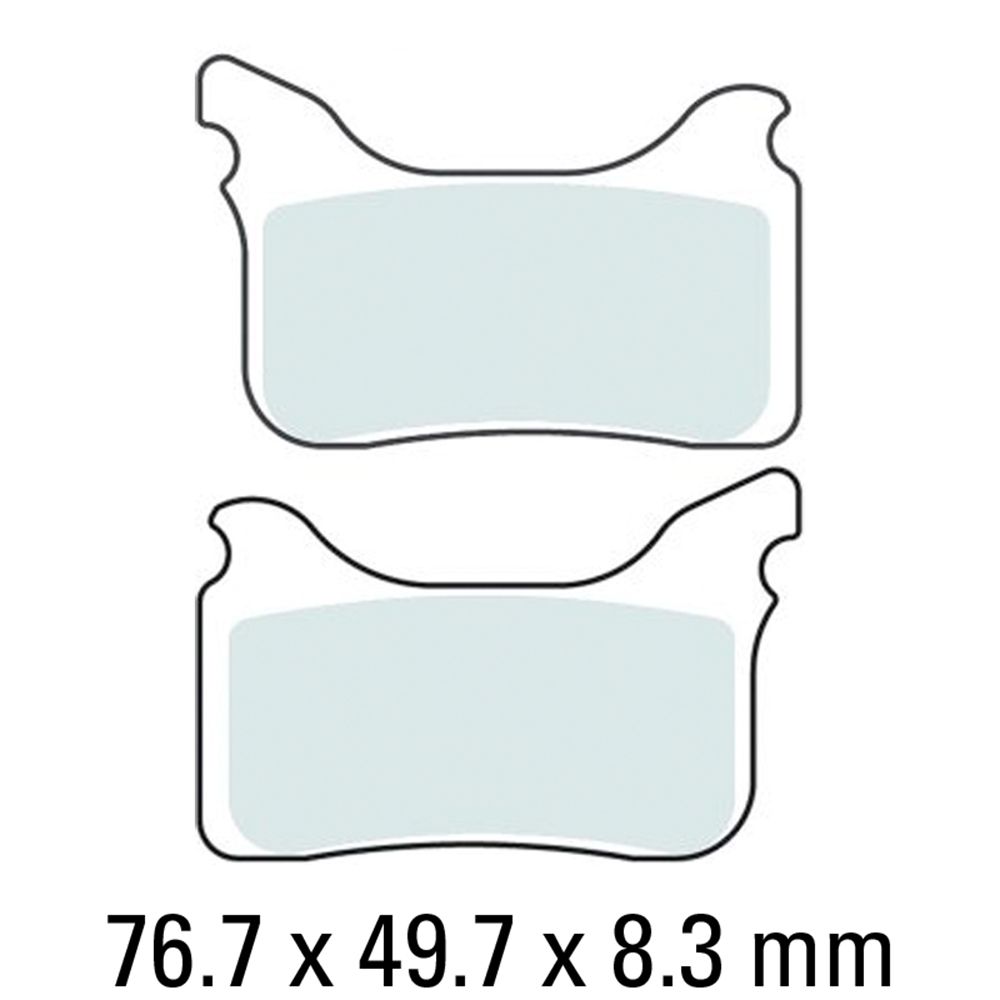 Ferodo FDB2245ST Sinter Grip ST Road Series Sintered Metal Compound Brake Pads