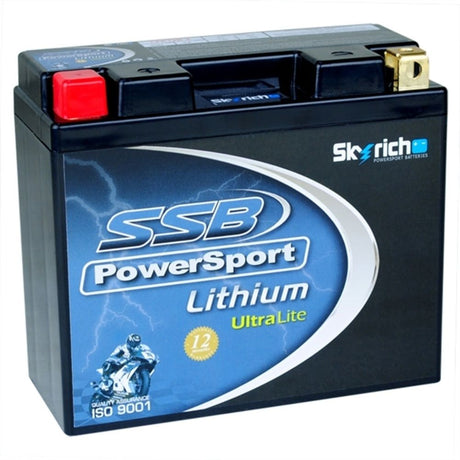 SSB LFP12B-4 PowerSport UltraLite 12V 5Ah/290CCA Lithium Battery