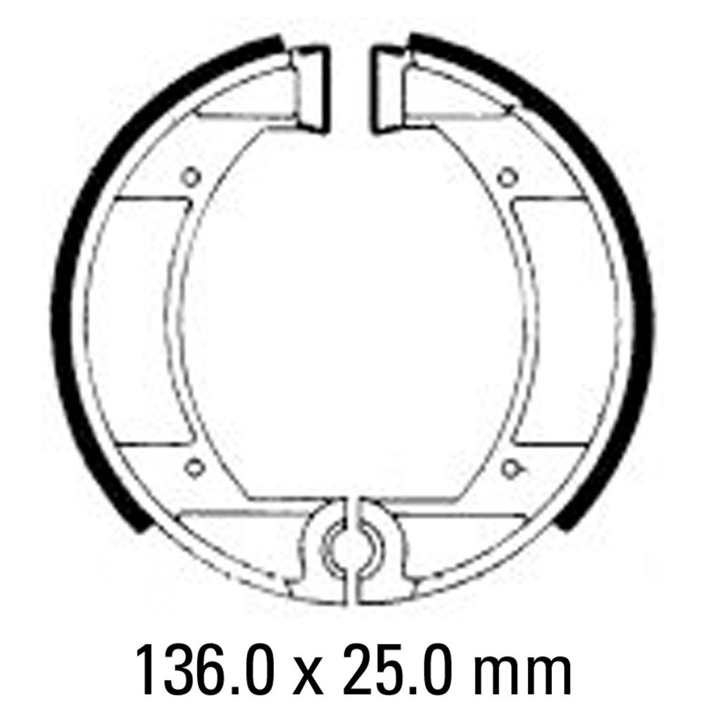 Ferodo FSB847 Organic Compound Brake Shoes