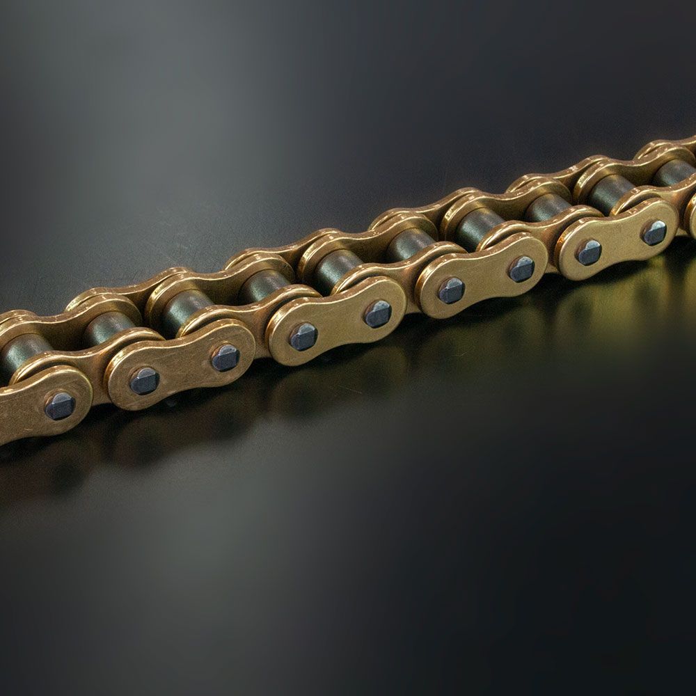 RK 12-55Z-130GD ZXW Series XW-Ring Chain GB525ZXW 130 Link Gold