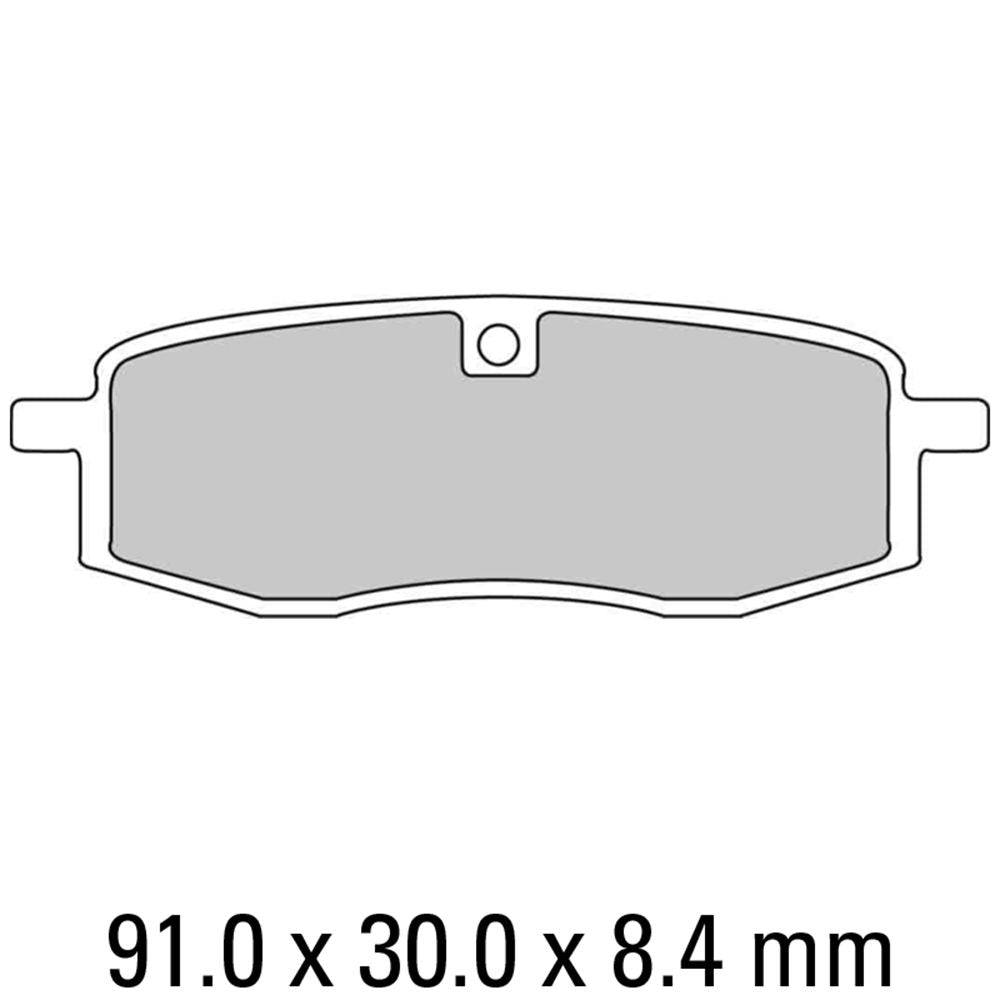 Ferodo FDB411P Platinum Carbon Grip Road Series Organic/Non-Sintered Compound Brake Pads