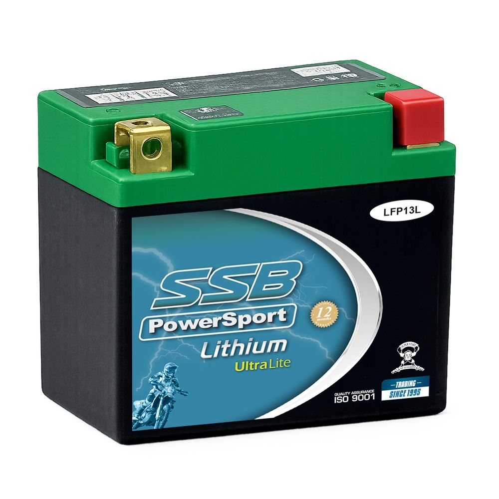SSB LFP13L PowerSport UltraLite 12V 6Ah Lithium Battery