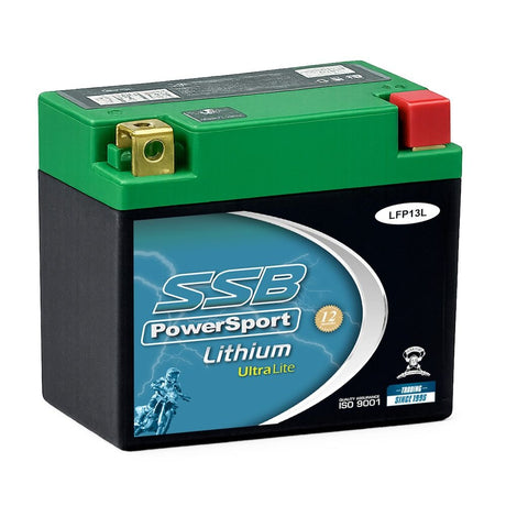 SSB LFP13L PowerSport UltraLite 12V 6Ah Lithium Battery