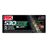 RK 12-53E-124 XRE Series XW-Ring Chain 530XRE 124 Link