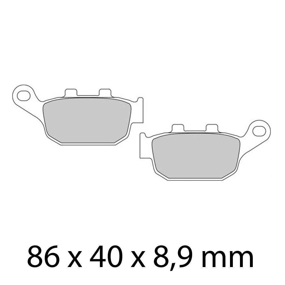 Ferodo FDB2258ST Sinter Grip ST Road Series Sintered Metal Compound Brake Pads