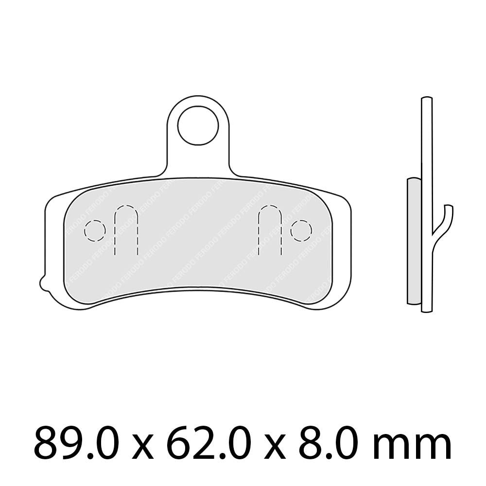 Ferodo FDB2250ST Sinter Grip ST Road Series Sintered Metal Compound Brake Pads