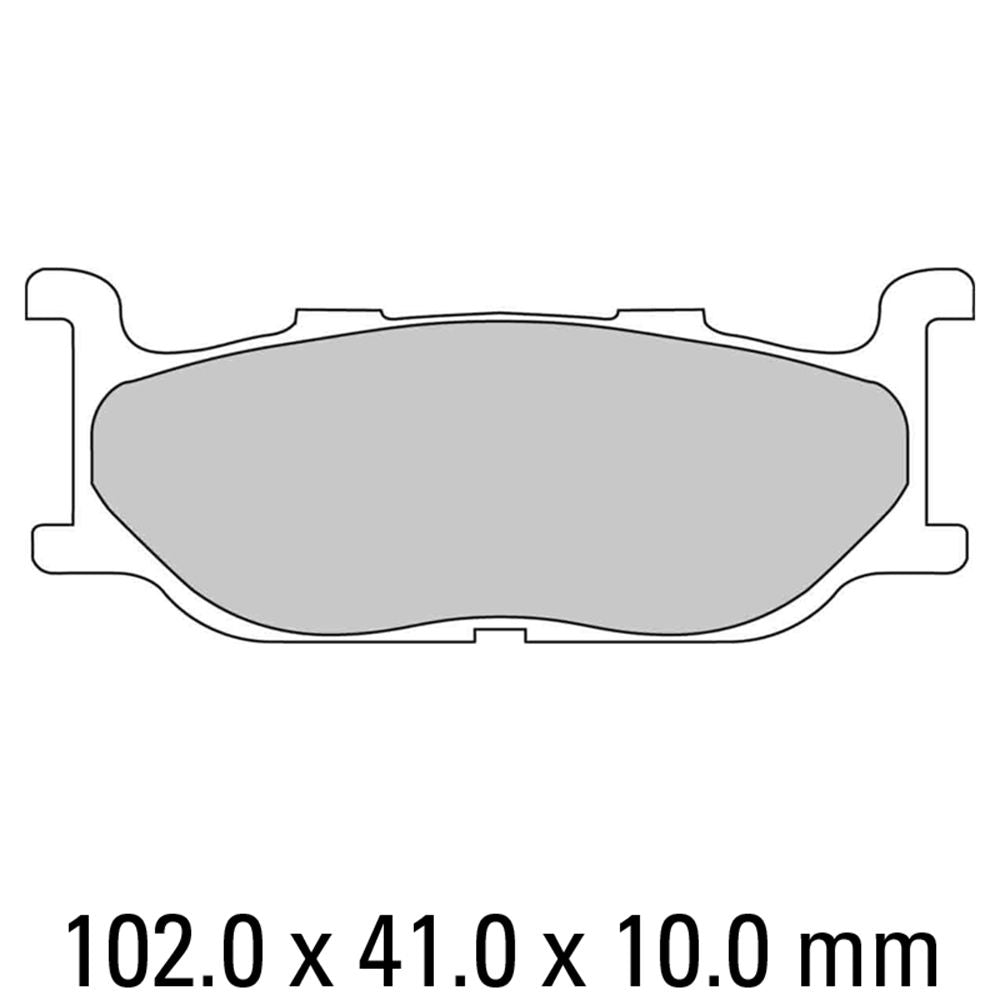 Ferodo FDB781P Platinum Carbon Grip Road Series Organic/Non-Sintered Compound Brake Pads
