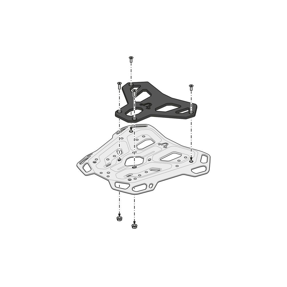 SW-Motech SW-GPT0107060000-B URBAN ABS Black Top Case System for Honda XL750 Transalp 22-Up