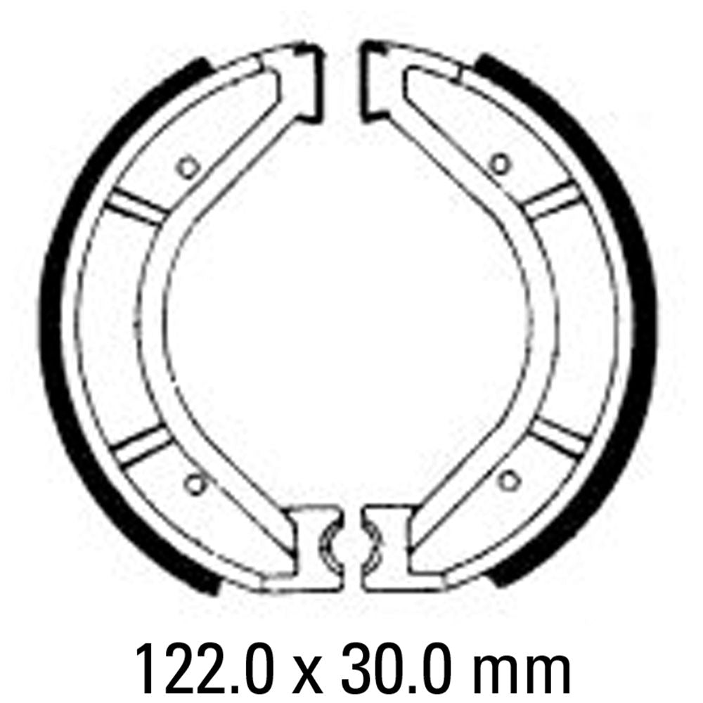 Ferodo FSB825 Organic Compound Brake Shoes
