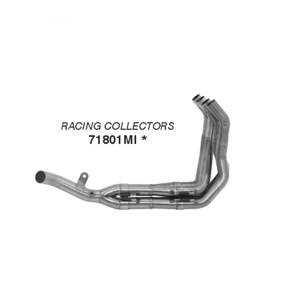 Arrow 71801MI Stainless Steel Racing Collectors for Kawasaki Versys 1000 21-24/Versys 1100 25-Up