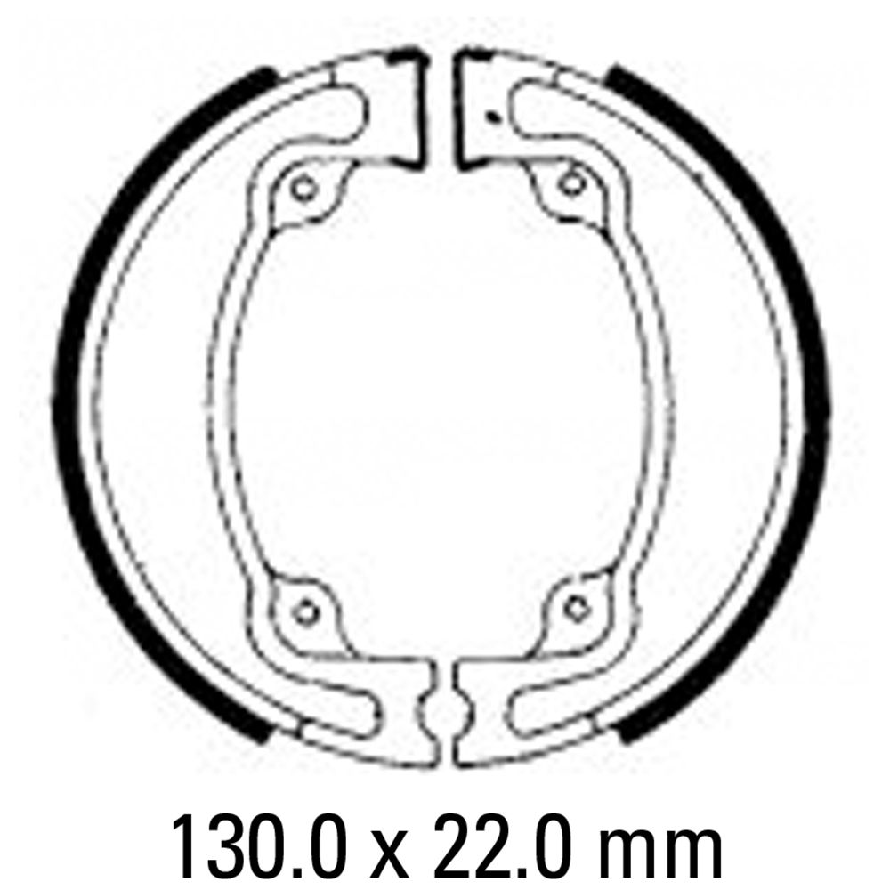 Ferodo FSB746 Organic Compound Brake Shoes