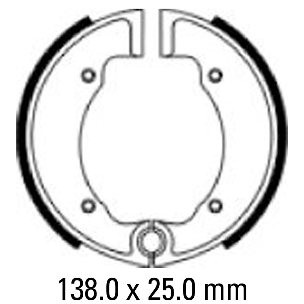 Ferodo FSB916 Organic Compound Brake Shoes