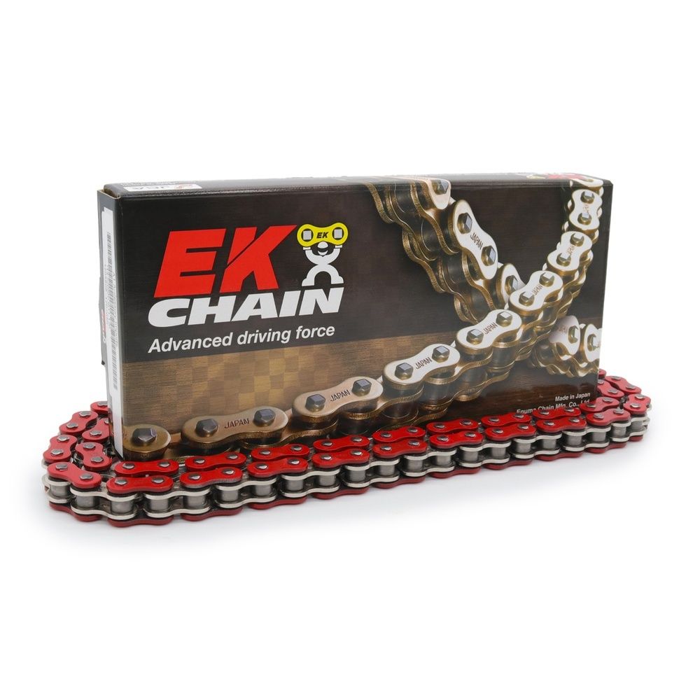 EK 525 ZVX3 NX-Ring Super Heavy Duty Red Chain 124L