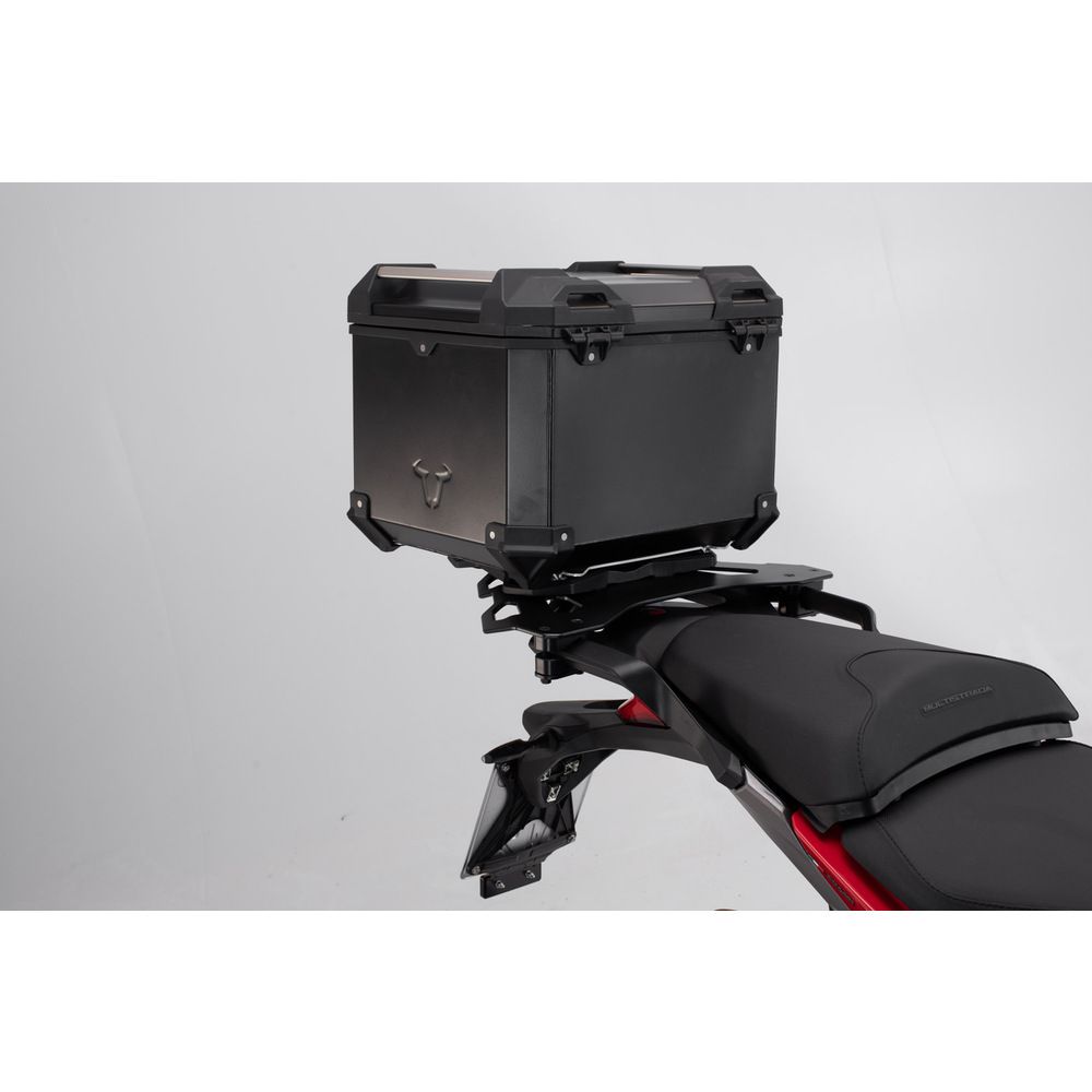 SW-Motech SW-GPT2289270000-B TRAX ADV Black Top Case System for Ducati Multistrada 1200 Enduro/Multistrada 950/Multistrada 1260/Multistrada V2