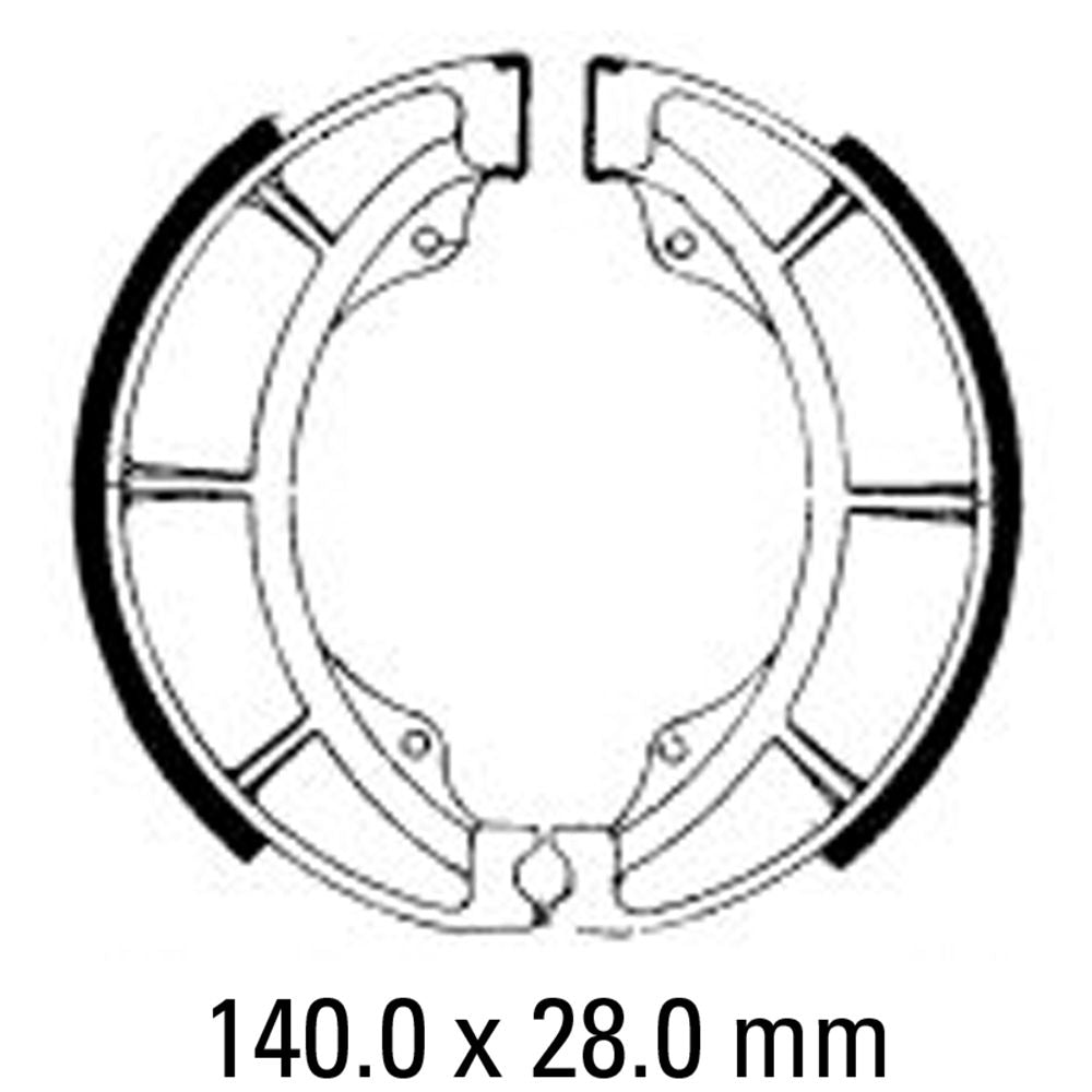 Ferodo FSB785 Organic Compound Brake Shoes