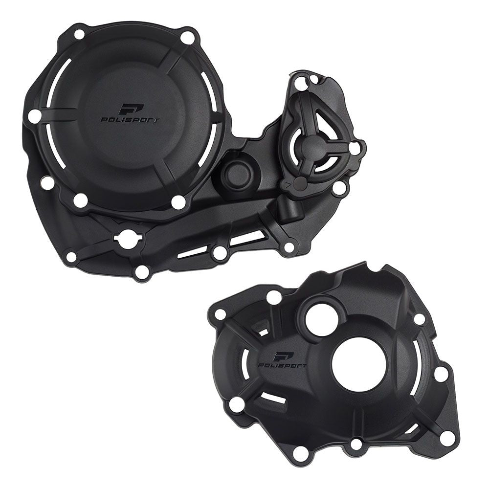 Polisport Extreme Engine Protection Kit Black for Yamaha YZ450F/YZ 450FX 23-Up/WR450F 24-Up