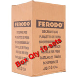 Ferodo FDB892EF Eco-Friction Road Series Organic/Non-Sintered Mid-Metallic Compound Brake Pads