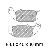 Ferodo FDB2275EF Eco-Friction Road Series Organic/Non-Sintered Mid-Metallic Compound Brake Pads