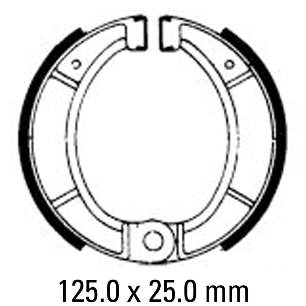 Ferodo FSB807 Organic Compound Brake Shoes