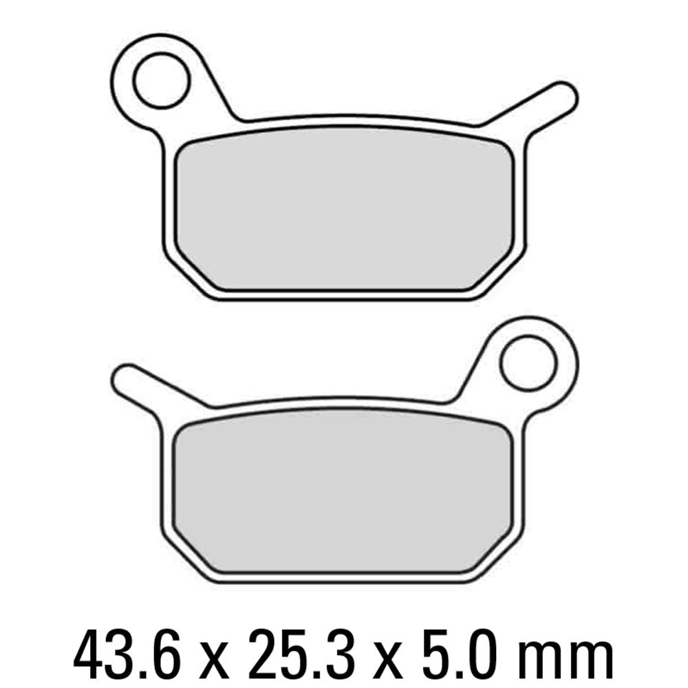 Ferodo FDB2183SG Sinter Grip SG Off-Road Series Sintered Metal Compound Brake Pads
