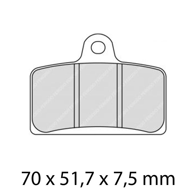 Ferodo FDB2201ST Sinter Grip ST Road Series Sintered Metal Compound Brake Pads