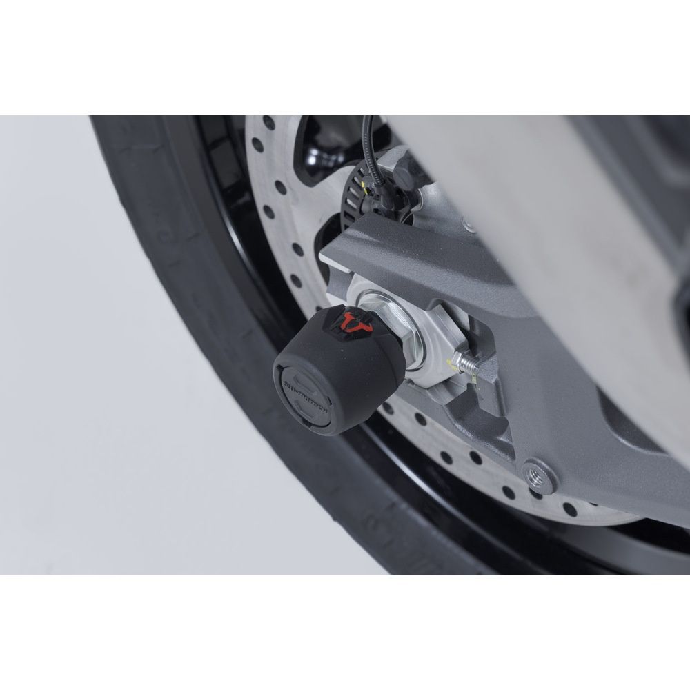 SW-Motech SW-STP2217610800-B Rear Axle Slider Set Black for Ducati Multistrada V2/Multistrada V2 S 24-Up
