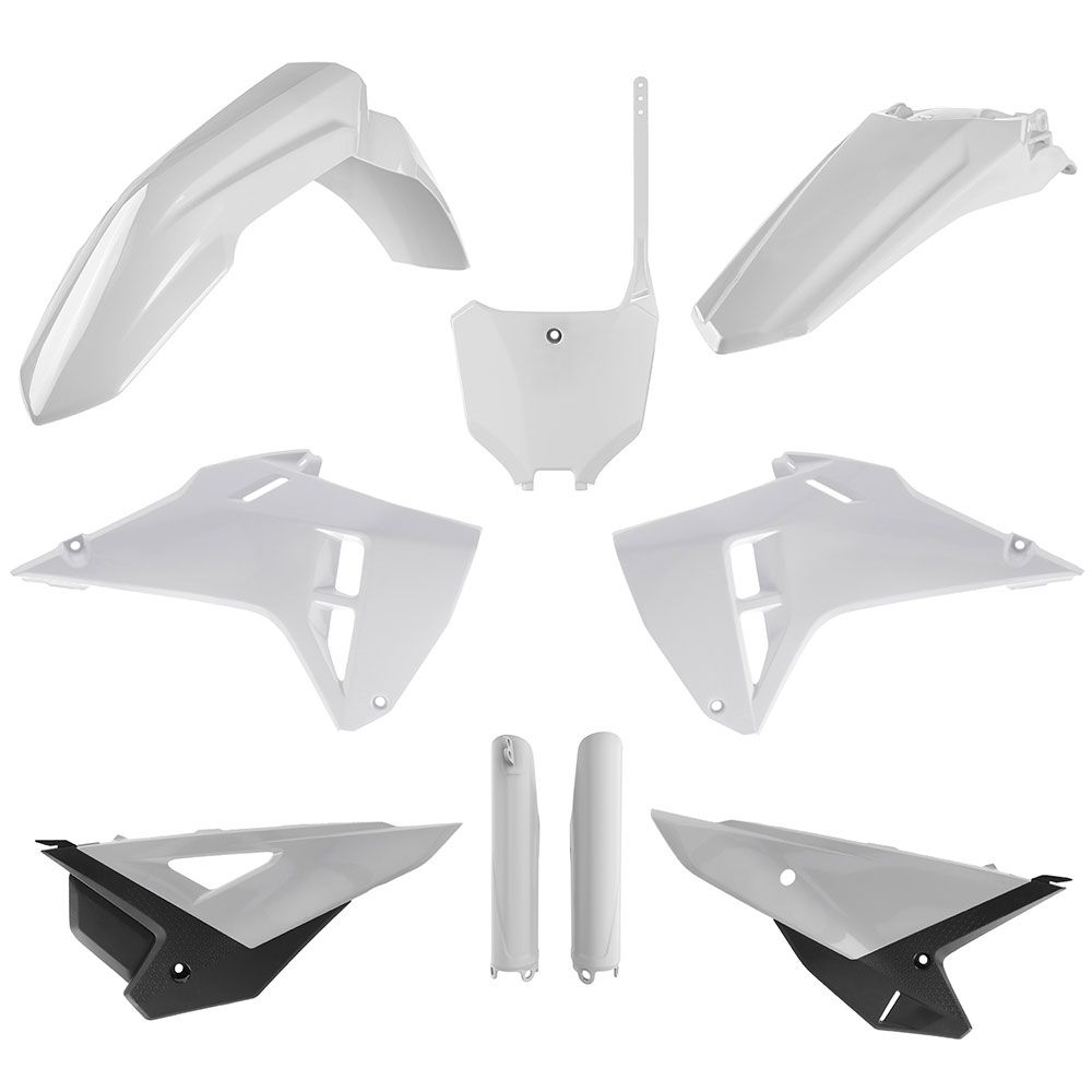 Polisport MX Restyle Plastic Kit White for Honda CRF250R/CRF450R 21-24