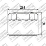 Champion COF047 Oil Filter