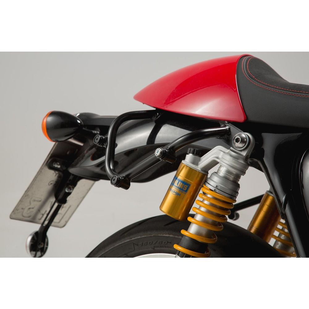 SW-Motech SW-BCHTA1179520100 Legend Gear LC Black Edition Side Bag System for Triumph Thruxton 1200/Thruxton 1200 R 16-19/Thruxton 1200 TFC 18-Up