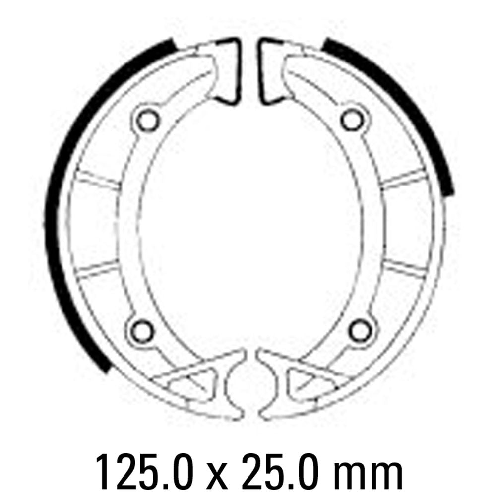 Ferodo FSB939 Organic Compound Brake Shoes
