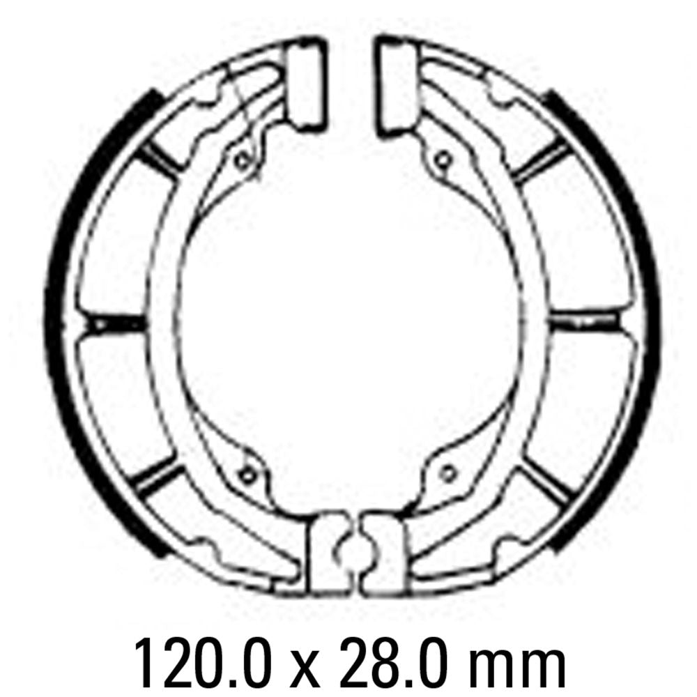 Ferodo FSB728 Organic Compound Brake Shoes
