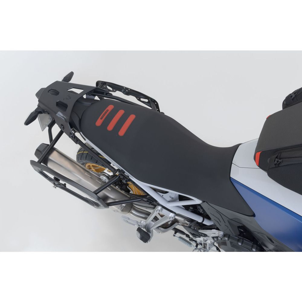 SW-Motech SW-ADV1174865000-B DUSC Black Adventure Luggage Set w/L Top Case for Triumph Tiger 800 10-Up