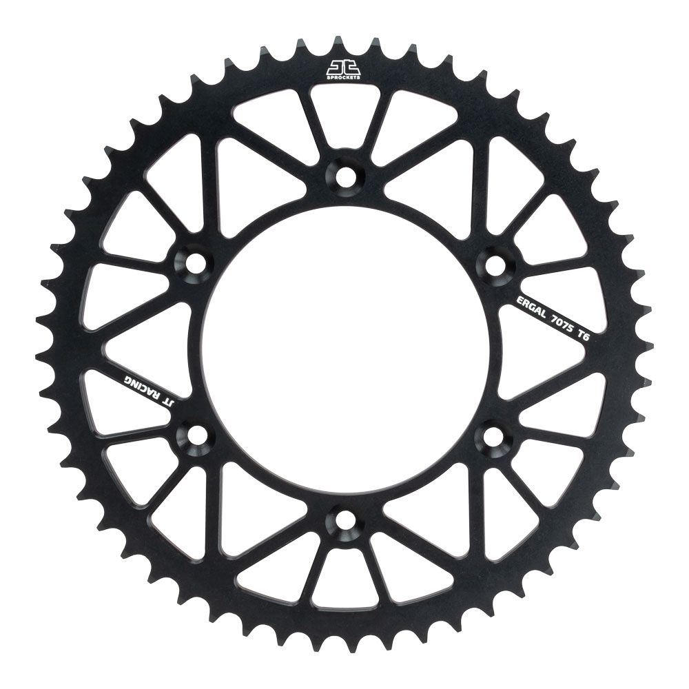 JT Sprockets RaceLite Series Alloy 47T Rear Sprocket Black (520 Pitch Chain)