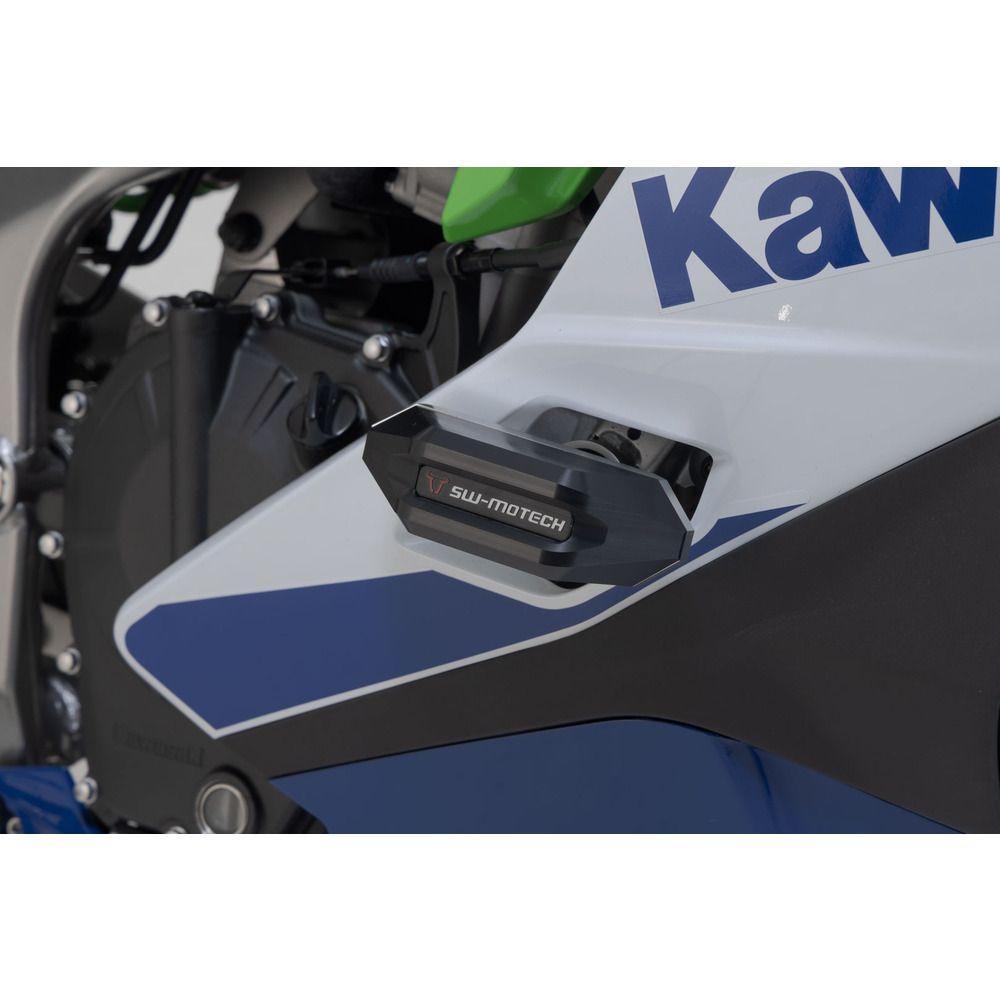 SW-Motech SW-STP0859011800-B Frame Slider Kit Black for Kawasaki Ninja ZX4-RR 23-Up