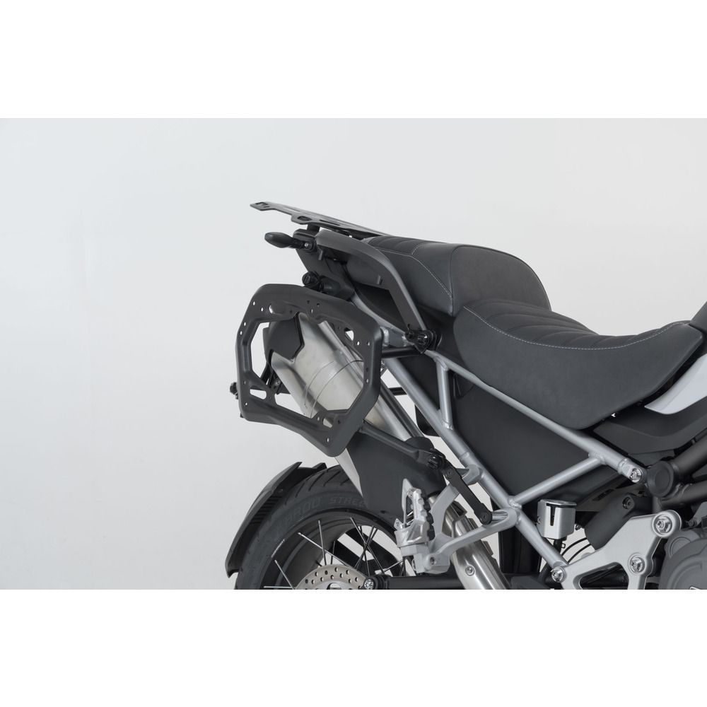 SW-Motech SW-KFT1190570002-S TRAX ADV 45/37L Aluminium Silver Case System for Triumph Tiger 1200 Rally Pro/Tiger 1200 GT/Tiger 1200 GT Pro
