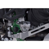 SW-Motech SW-FRS0811210500 EVO Footrest Kit Silver for Kawasaki KLE500/KLE500 SE 26-Up