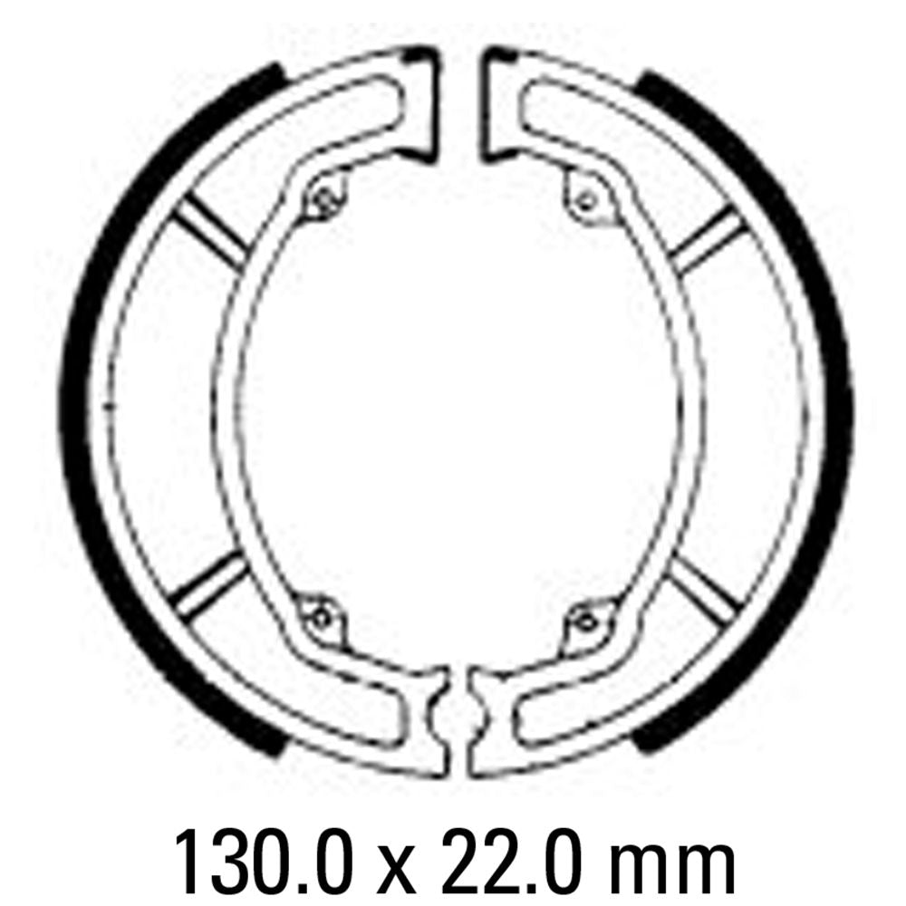 Ferodo FSB776 Organic Compound Brake Shoes