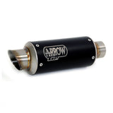 Arrow 71531GPI GP2 Nichrom Dark Slip-On Muffler w/Steel End Cap for Kawasaki Z 900 17-24
