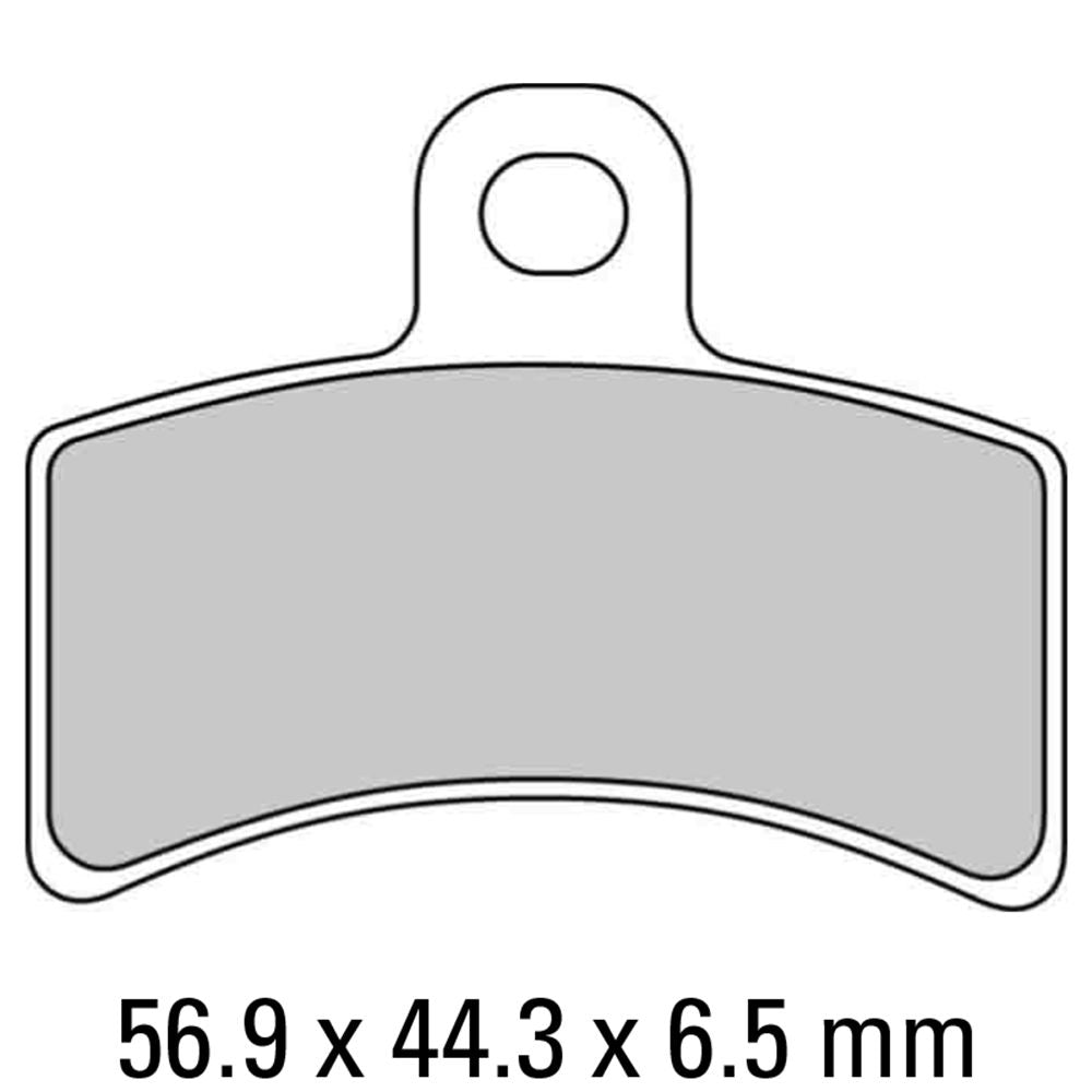 Ferodo FDB2103P Platinum Carbon Grip Road Series Organic/Non-Sintered Compound Brake Pads