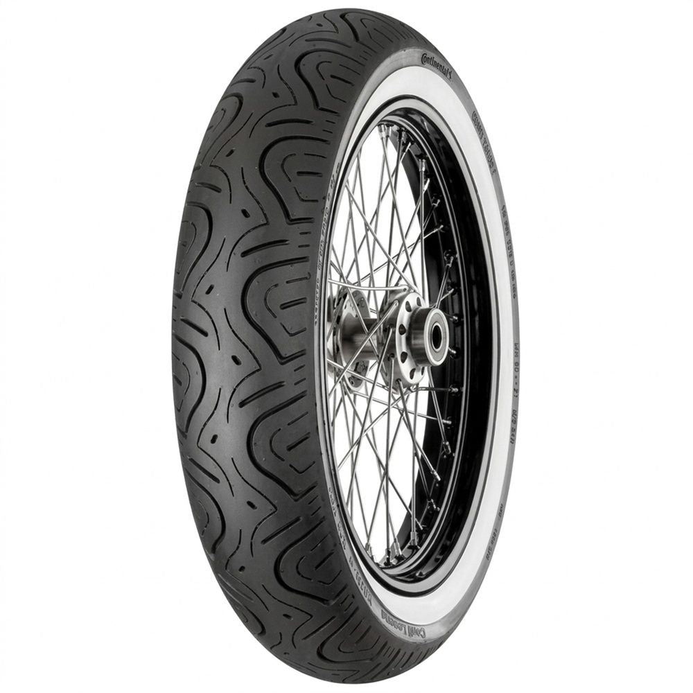 Continental ContiLegend Whitewall Front Tyre 130/70-18 63H Tubeless