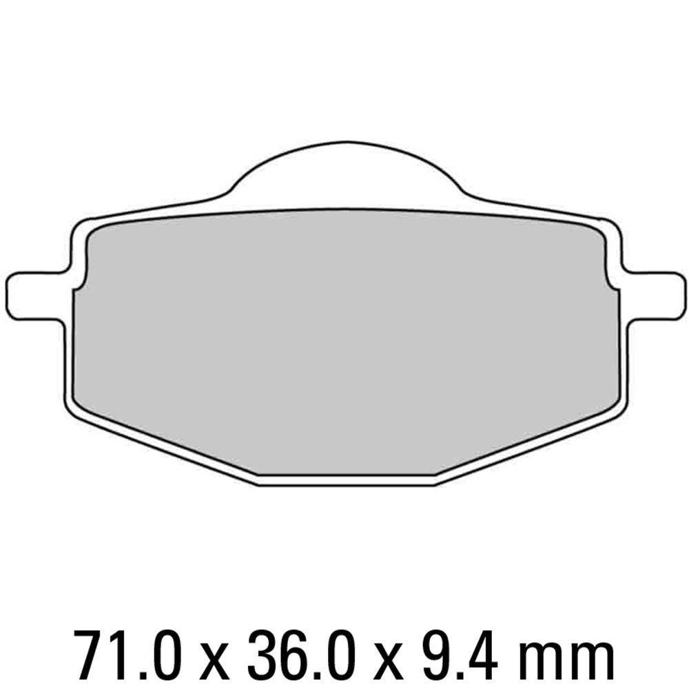 Ferodo FDB383P Platinum Carbon Grip Road Series Organic/Non-Sintered Compound Brake Pads