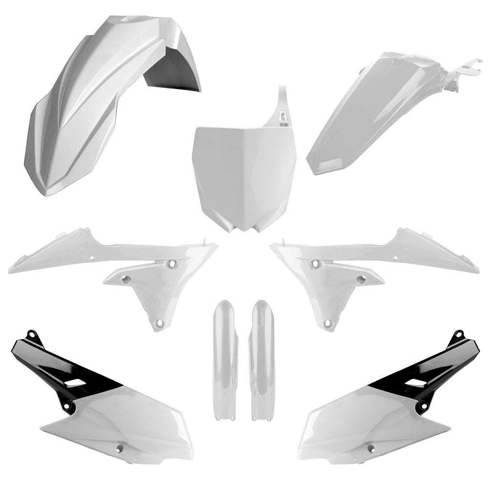 Polisport MX Plastic Kit White for Yamaha YZ250F 14-18/YZ450F 14-17