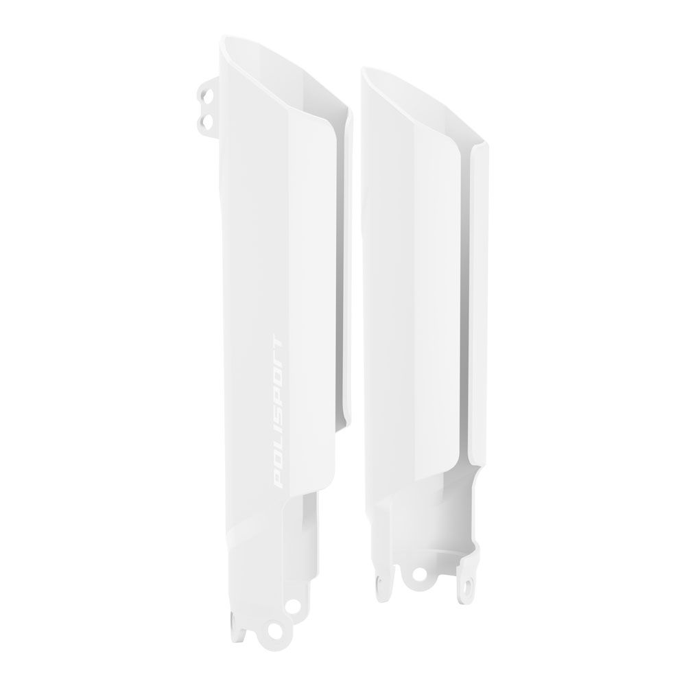 Polisport Full Wrap Fork Guard Protectors White for KTM SX/SXF/XC/XC-F 15-Up/EXC/EXC-F/XC-W/XCF-W 16-Up/Husqvarna TC/FC/TE/FE/TX/FX 16-Up/Sherco SE/SEF 17-Up/Gas Gas EC/EC-F 250/300/350/MC/MCF 250/350/450 21-Up